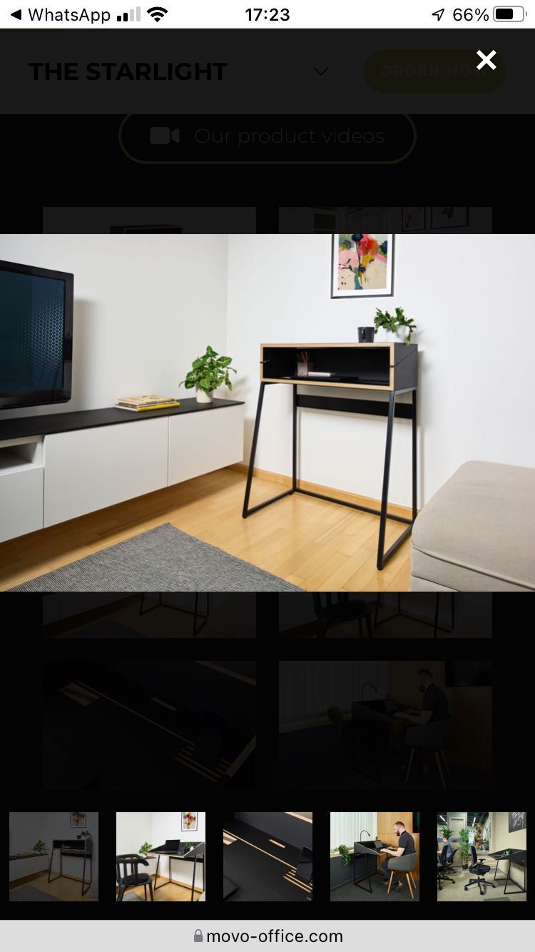 The Starlight foldable Desk - NEW (Nova - secretária dobrável) by Movo