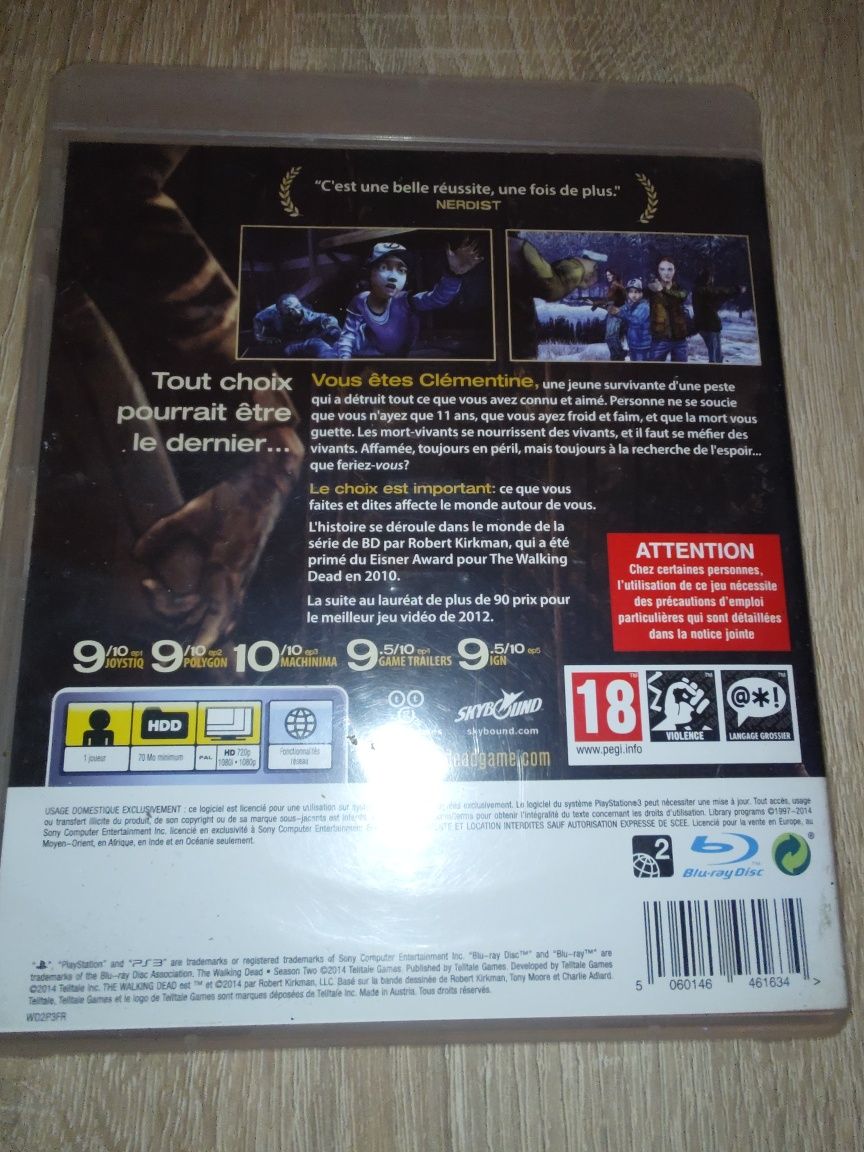 The Walking Dead season two na Sony PlayStation 3 horror