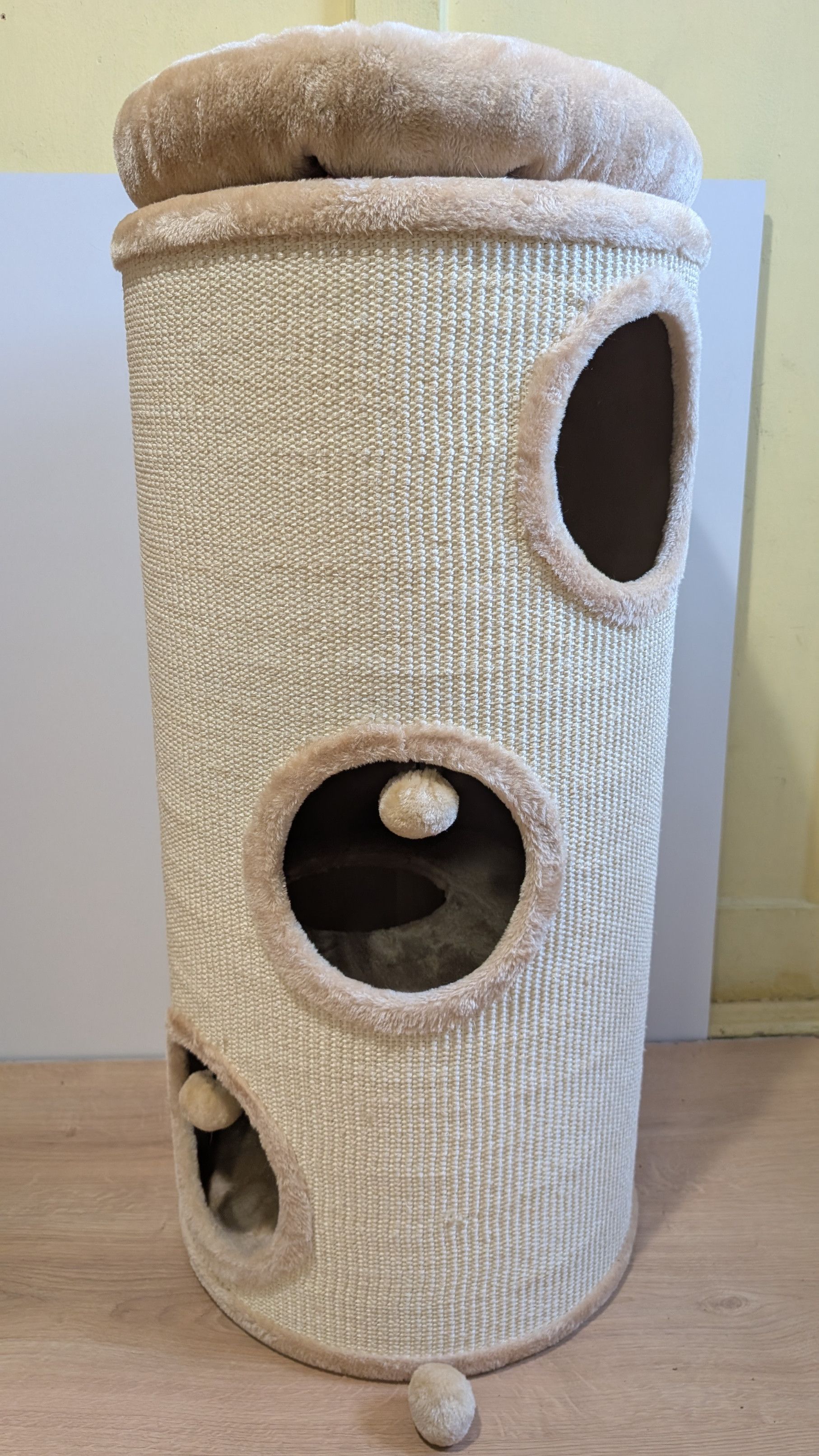 Diogenes XL Drapak Wieża dla Kota Beżowa 45x97cm NAJWIĘKSZY ROZMIAR