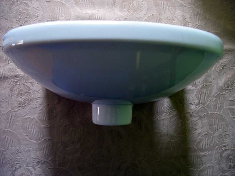 Umywalka półokrągła ceramiczna mała