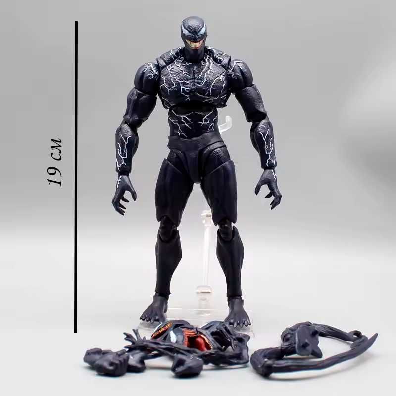 Venom Marvel 19 см фигурка игрушка робот подарок iron man spider man