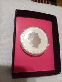 Серебрянная монета "Год Тигра" 1доллар 31,1гр 2010год