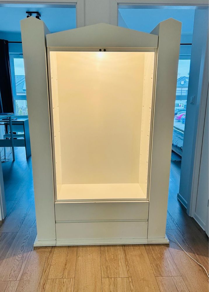 Witryna komoda szafa display biały kolor Szafki szuflady