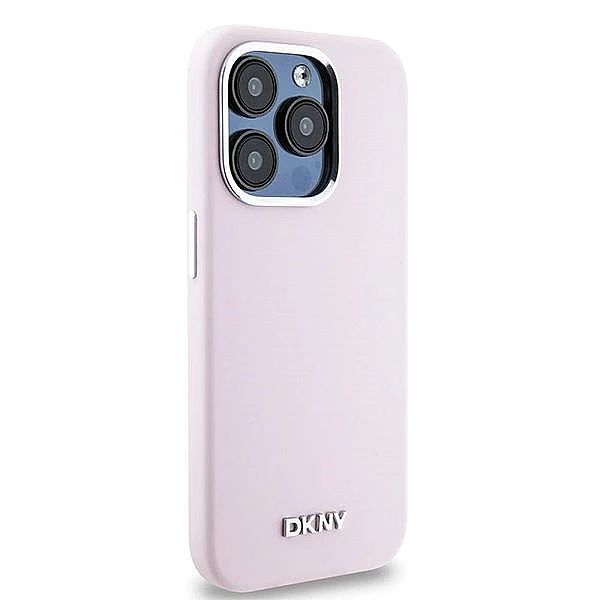 Etui DKNY Liquid Silicone Small Metal Logo MagSafe na iPhone 15 Pro -
