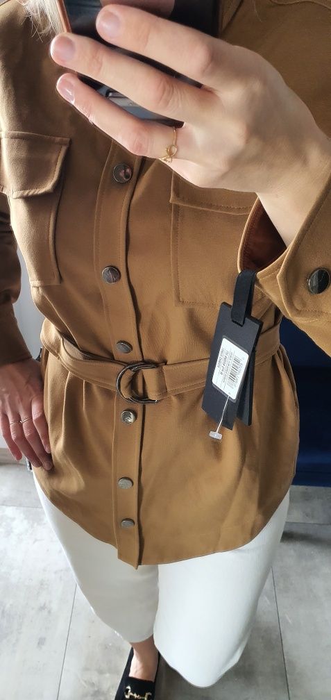Koszula bluza Pinko oryginalna Nowa rozmiar m L 38 40 brązowa