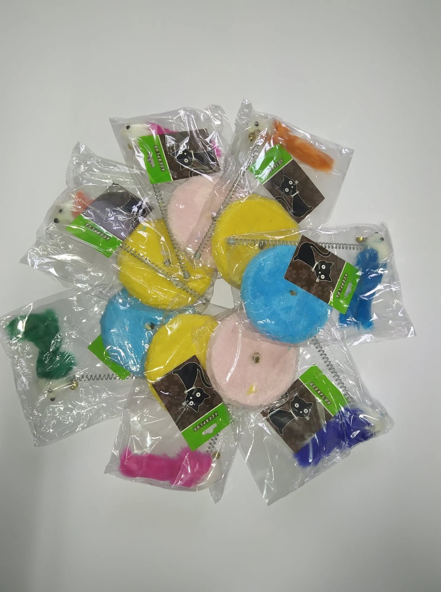 Brinquedo NOVO para gato ( empacotado, várias cores)
