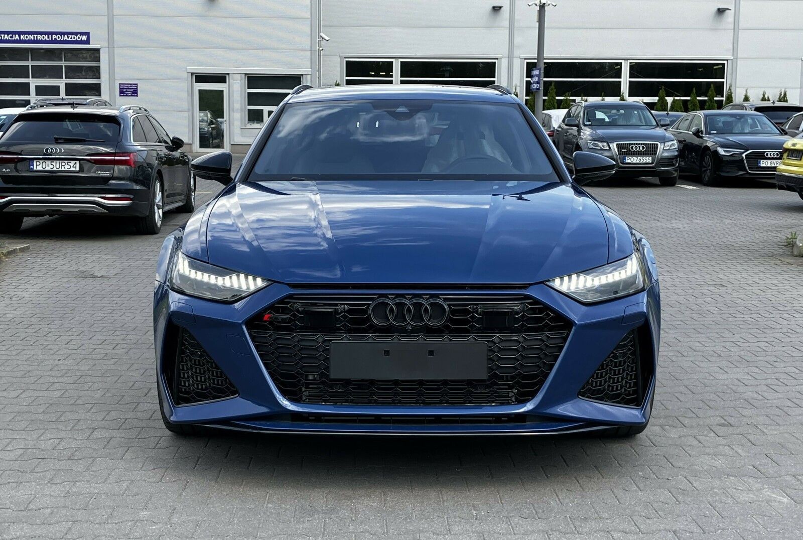 Audi RS6 salon Polska, wydech RS, B&O, hak, LaserLED, Audi Exclusive, czerń+