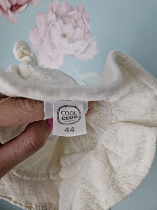 2 kapelusiki dla dziewczynki rozmiar 40/44