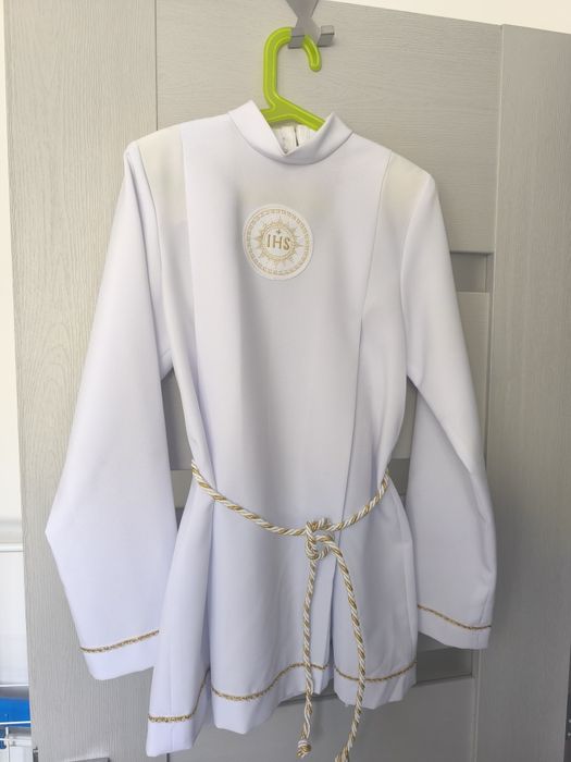 Alba komunijna + spodnie dla chłopca 134-140