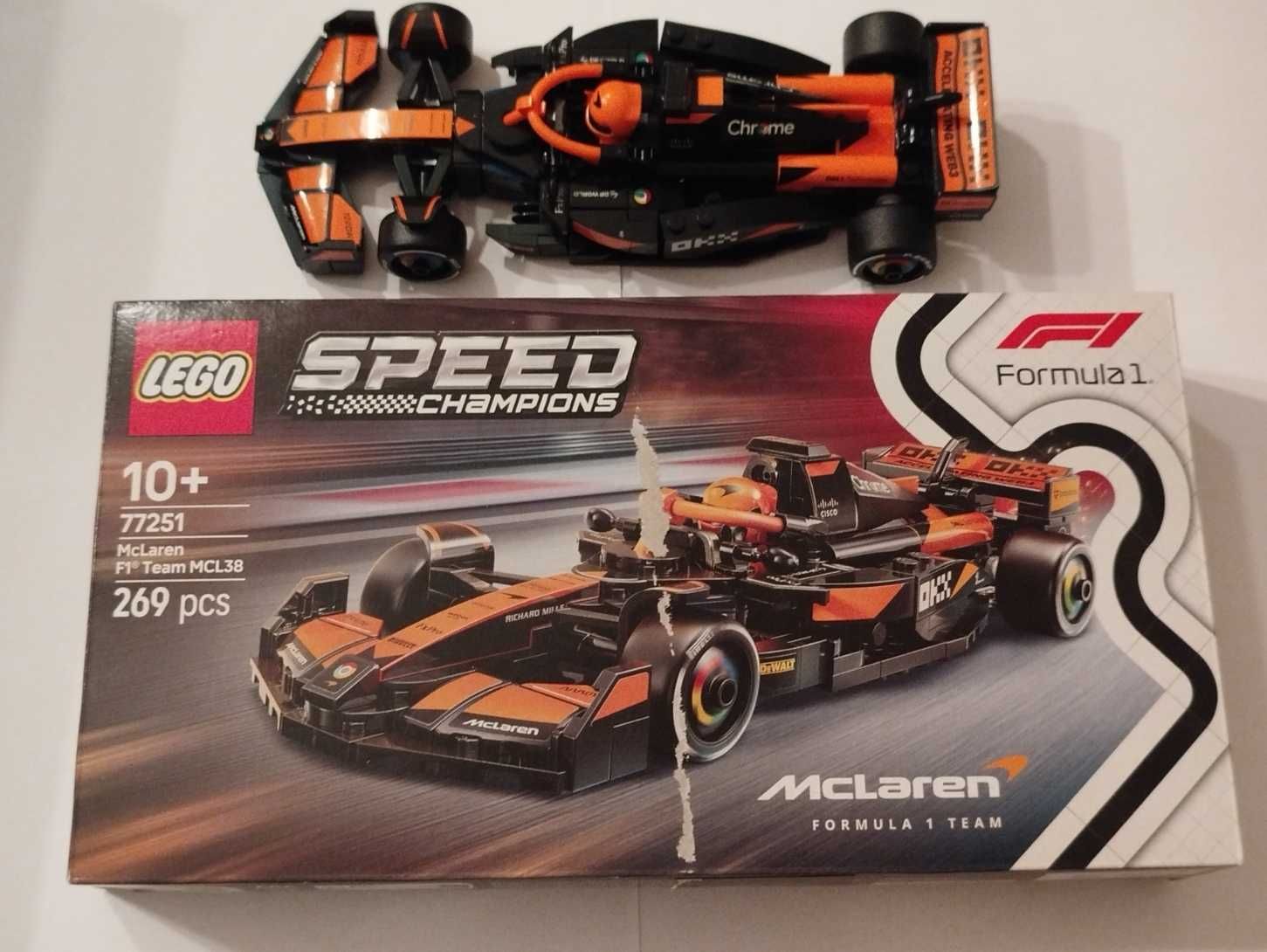 77251 LEGO Speed Champions Formula 1 McLaren MCL38 F1 Team Race Car