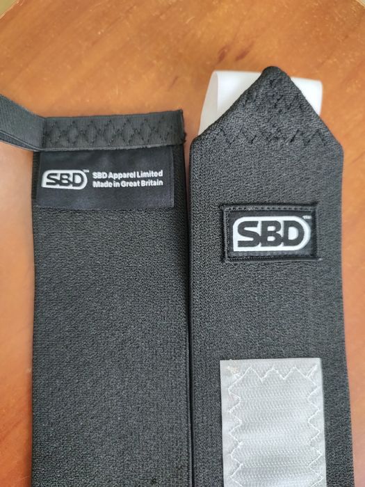Бинти кистьові SBD, чорно-білі, 60 см, жорсткі