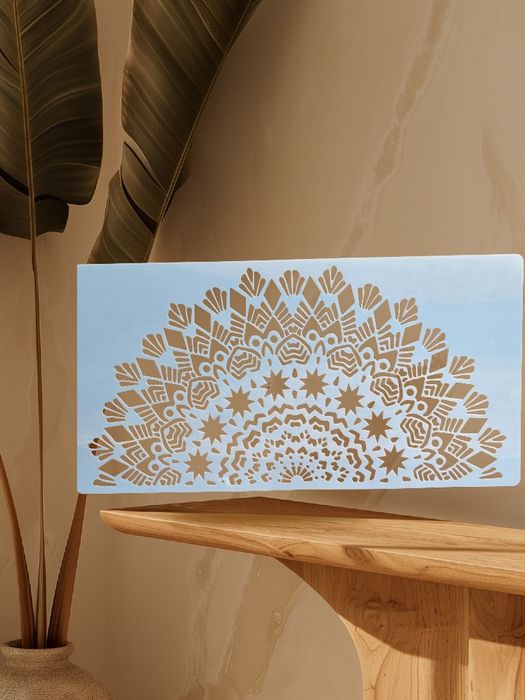 Szablon Mandala (wzór 40x70cm szablon 20x35cm ) malarski, DIY - Nr AA