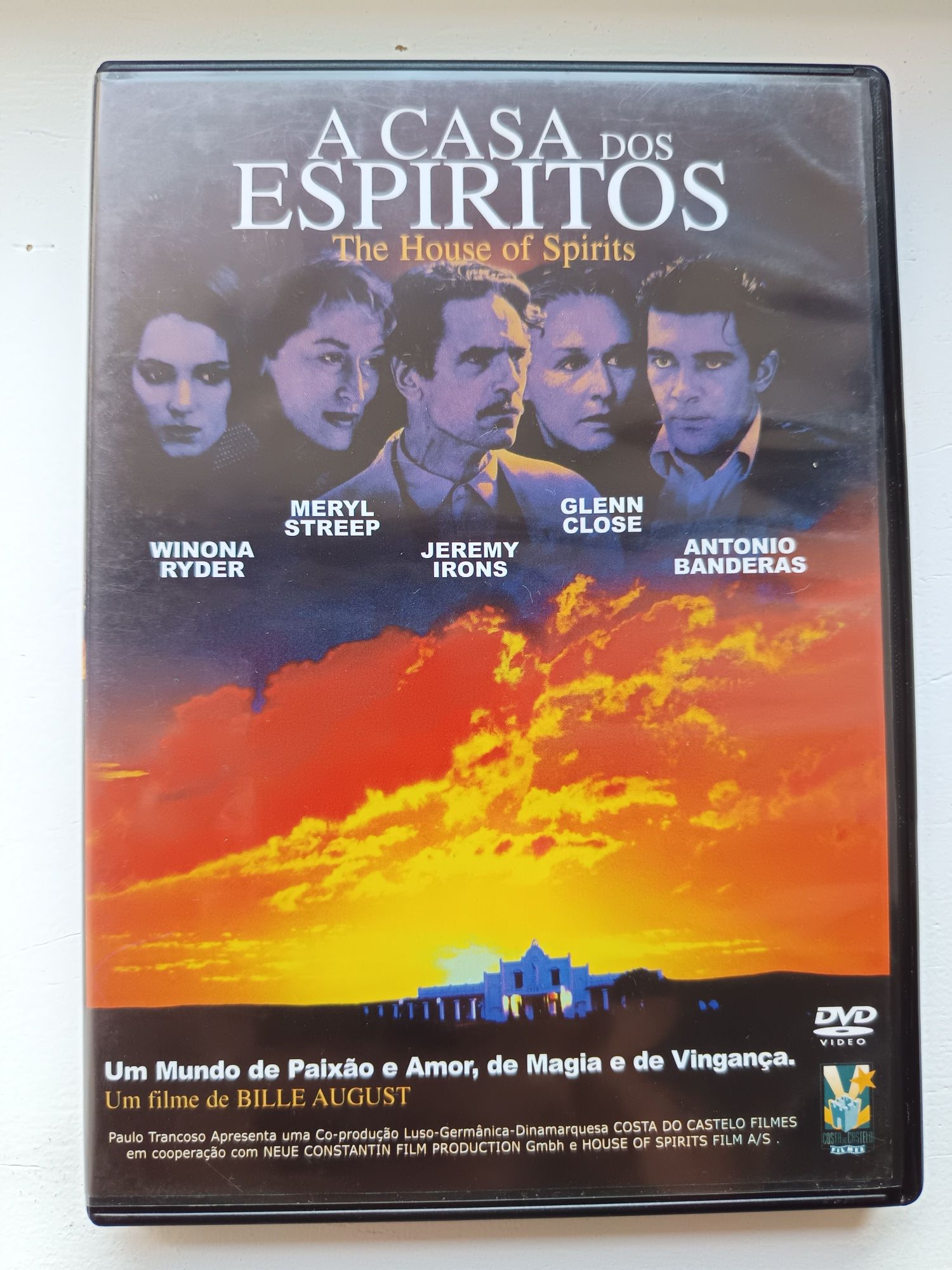 DVD a casa dos espíritos