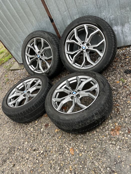 Alufelgi bmw 19 cali 5x112 z oponami zimowymi styling 694 x3 g01 G