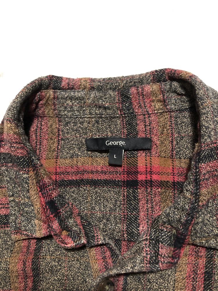 Сорочка George Flannel Overshirt casual cargo classic vintage