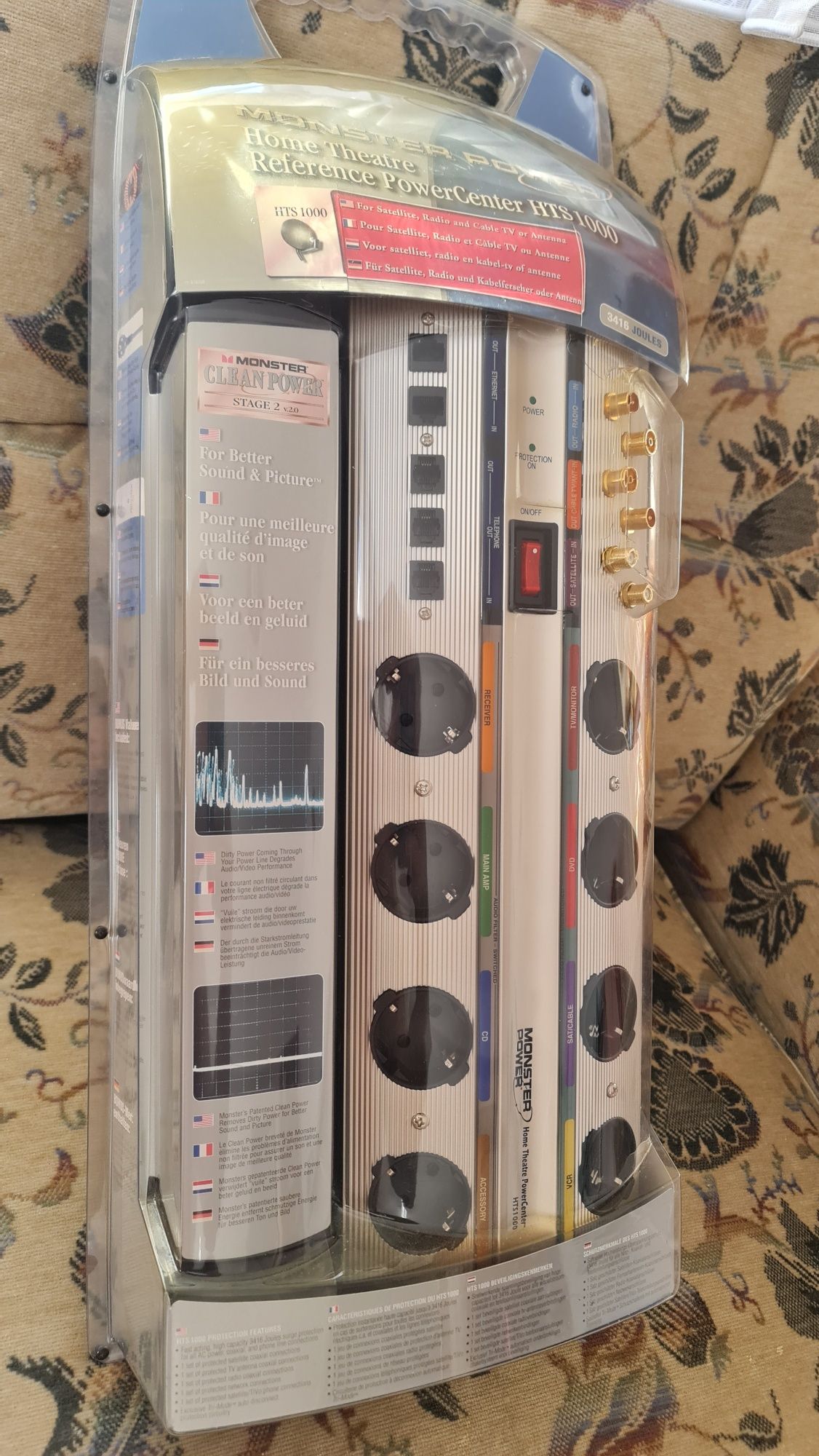 Monster Power HTS 1000 фильтр, дистрибьютор питания