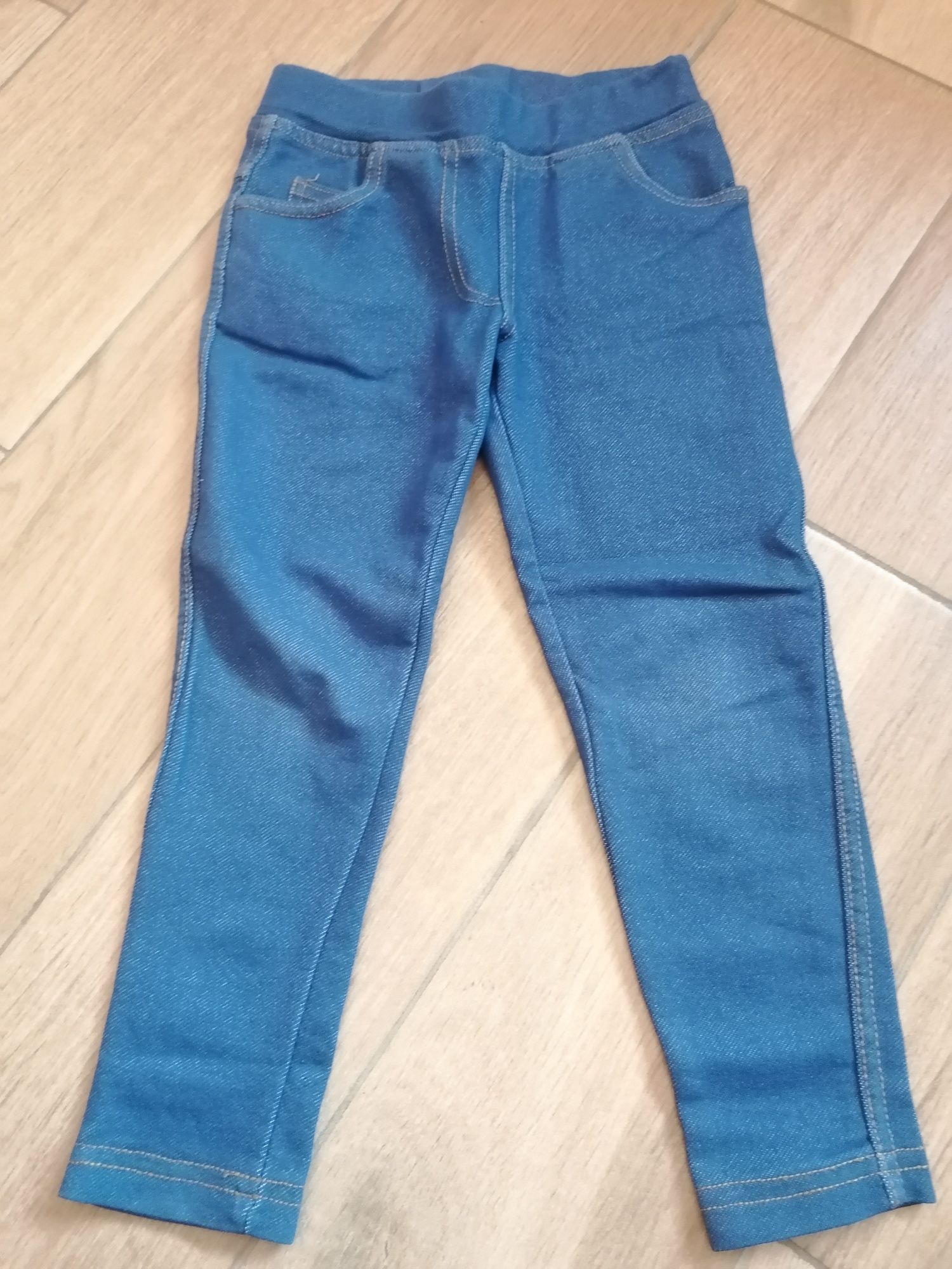 5szt zestaw jeggins legginsy 104