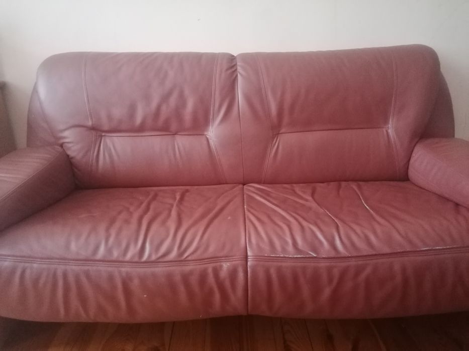 Kanapa i fotel skórzane