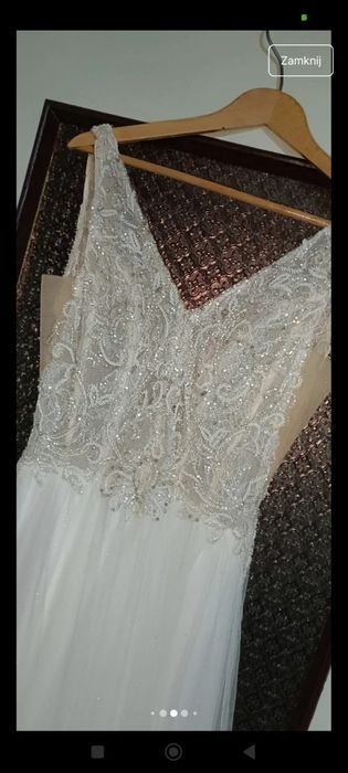 Suknia ślubna Justin Alexander + pokrowiec 
Rozmiar 36
Bardzo lekka, w