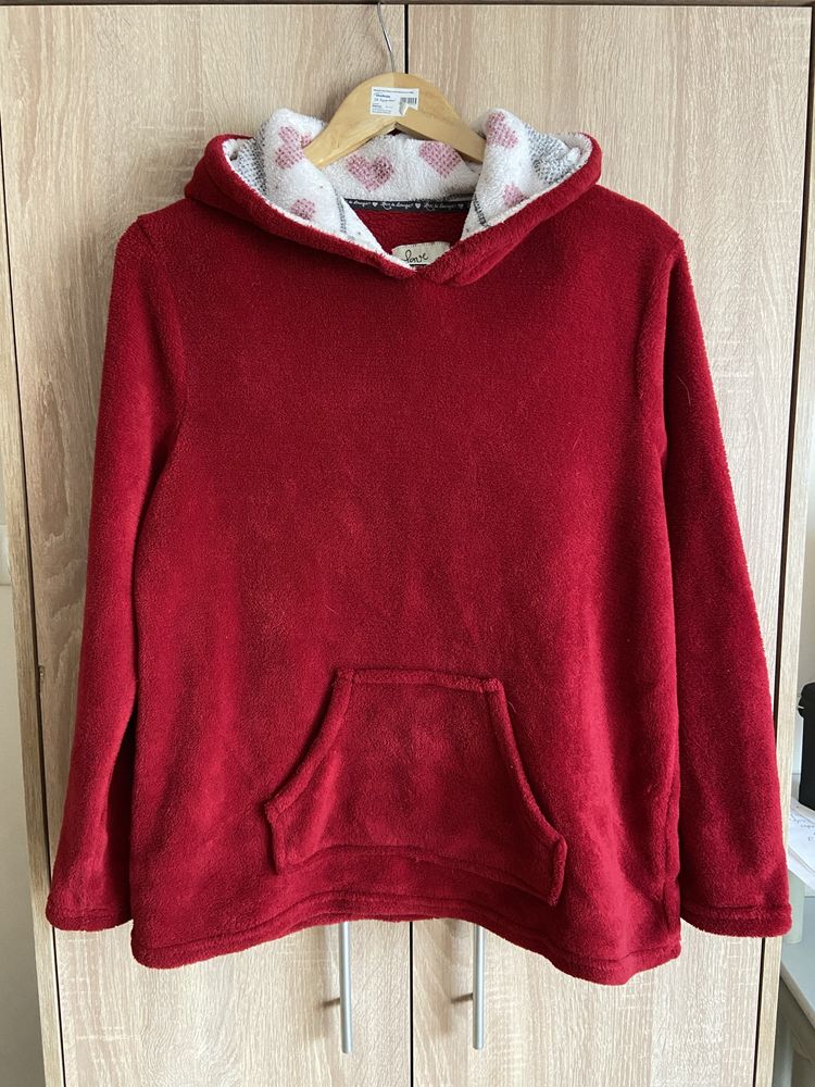 Bluza pluszowa z kapturem