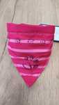 Bandana dla psa i kota, kolor różowy, rozmiar XS 19-24 cm/10 mm