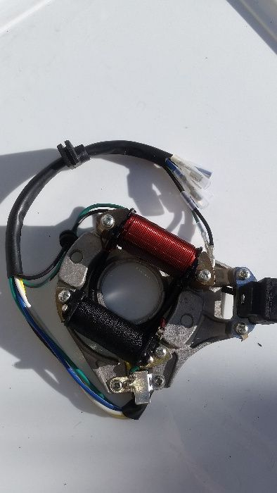 parte eletrica stator bobine pit bike 100 motores horizontais 125