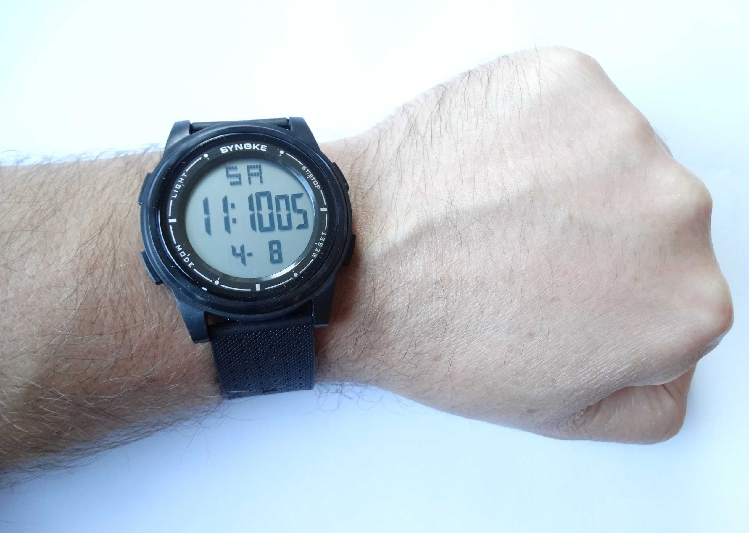 Sportowy zegarek elektroniczny Synoke cyfrowy unisex wodoszczelny WR50
