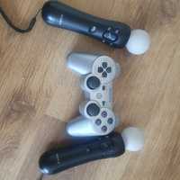 2 kontrolery move i 1 pad ps3