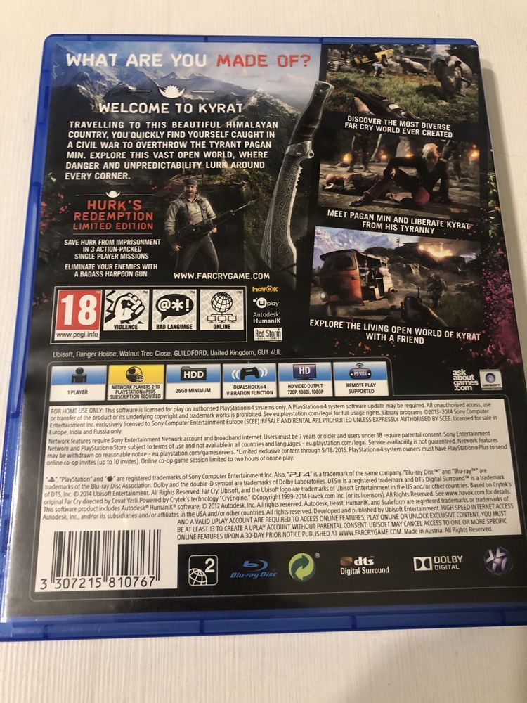 Farcry 4 limited gra na ps4 gry playstation far cry ps5 pro ubisoft pl