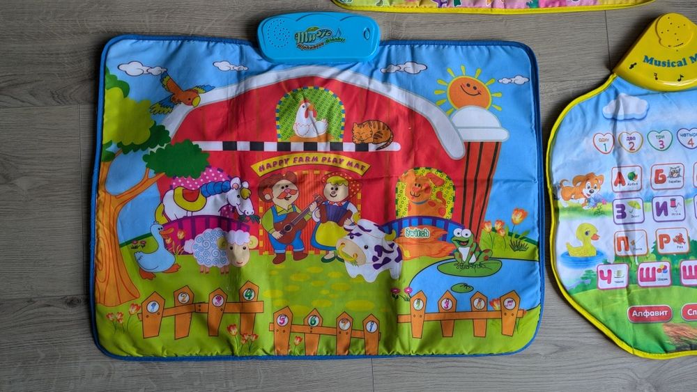 Музичні килимки + килимок для малювання водою у подарунок