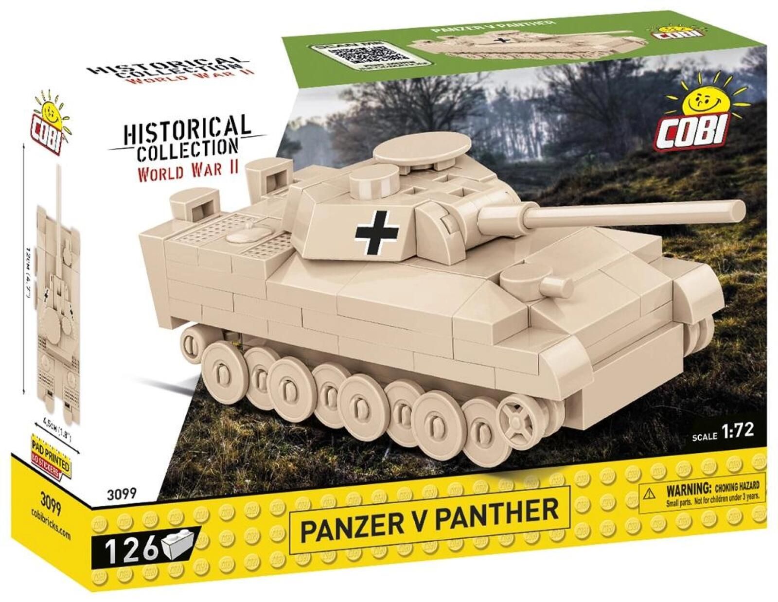 Historical Collection World War II Panzer V Panthe pudełko,244x201 mm