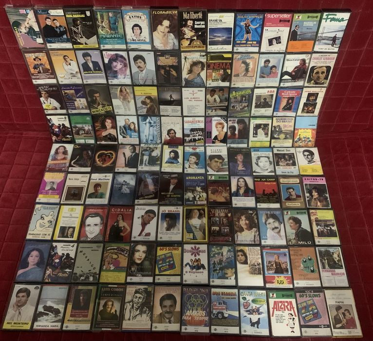 Cassetes k7 musica variada