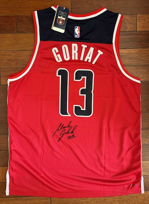 Marcin Gortat NBA Washington Wizards koszulka z autografem + certyfik.