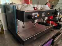Máquina de café industrial e moinho - em perfeito estado