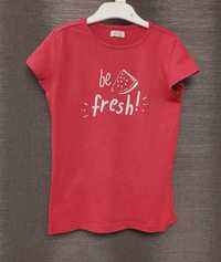 T-shirt czerwony r.140