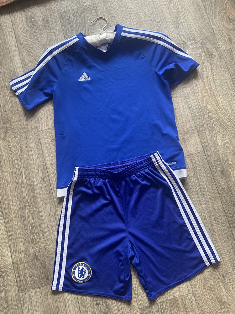 Спортивні шорти Adidas на 11-12 р.152 футболка адідас