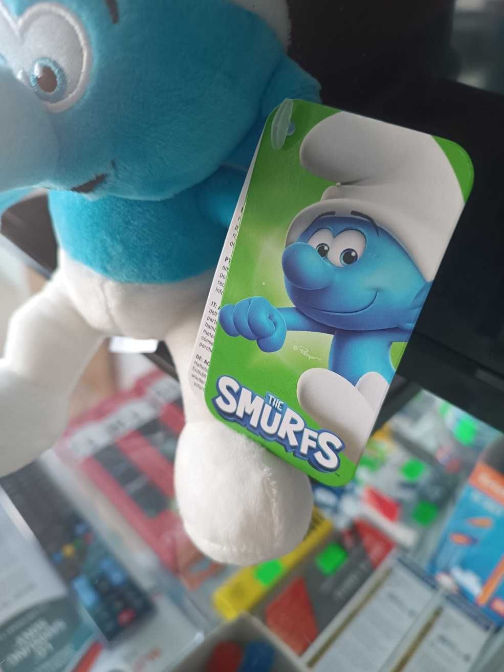 Novidade:Peluche Smurfs Smurf Azul 22cm