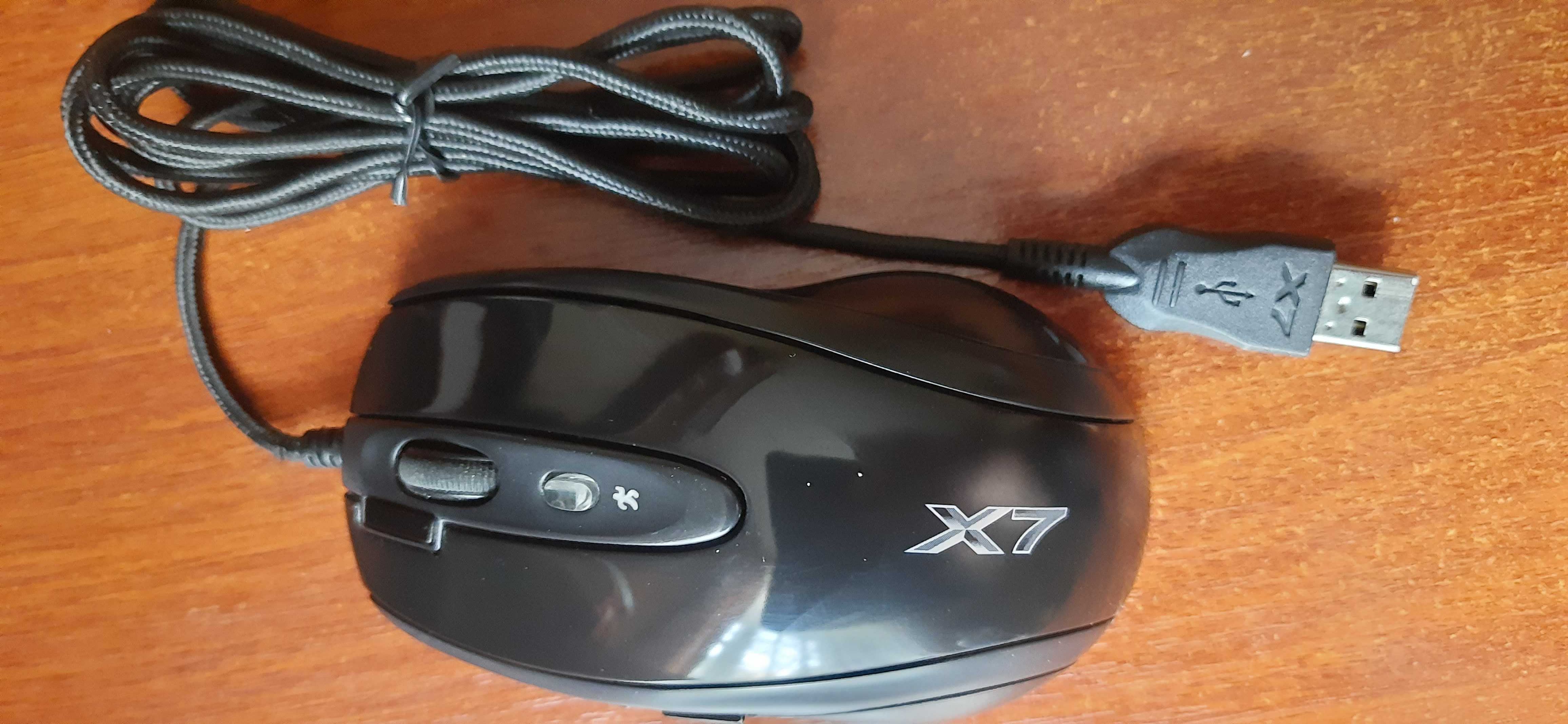 Миша A4Tech XL-750BH X7 USB Black
