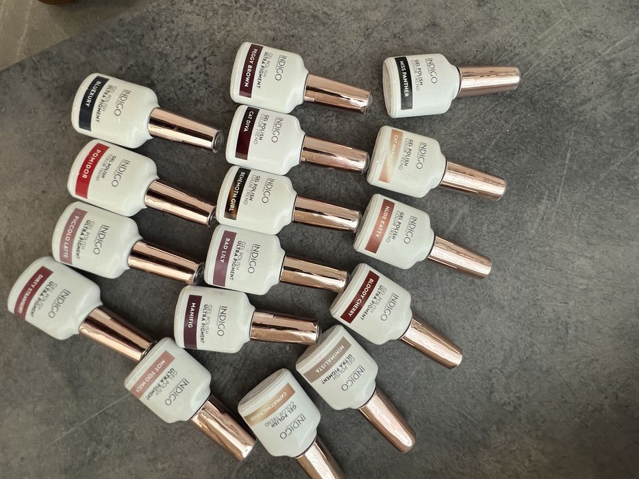 Indigo lakiery hybrydowe zestaw