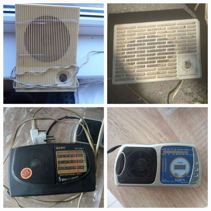 FM-Радио Kipo KB-308, радиоточка, громкоговоритель