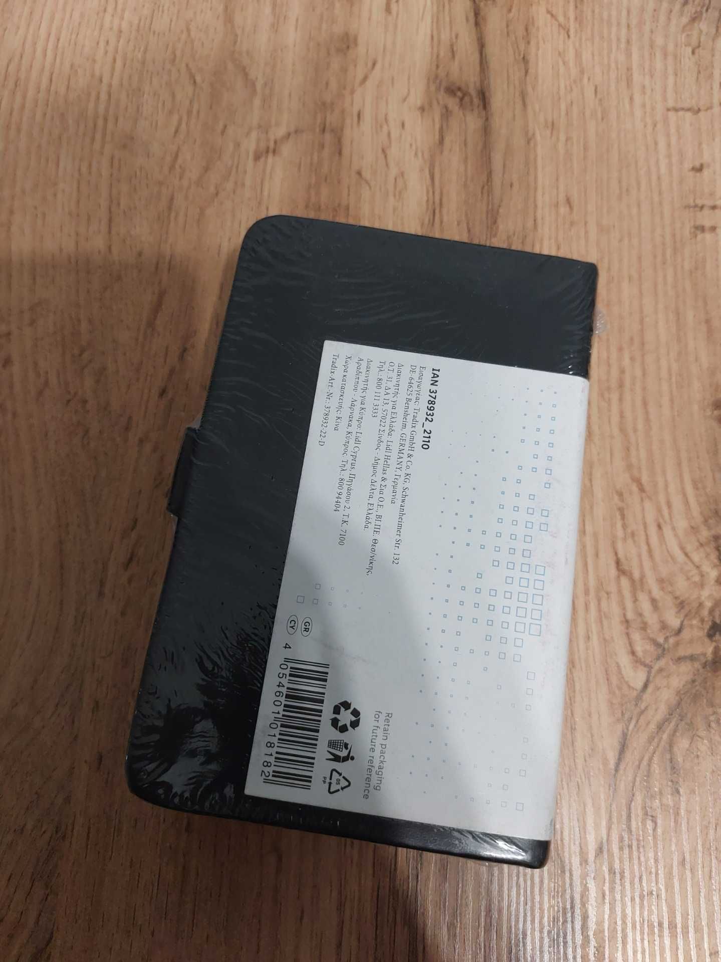 Zestaw 2 notesów A6 w kratkę, 240 stron, twarda oprawa z gumką