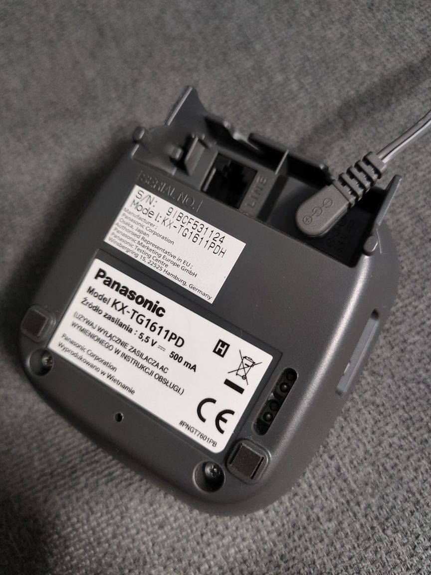 Telefon stacjonarny Panasonic KX-TG161