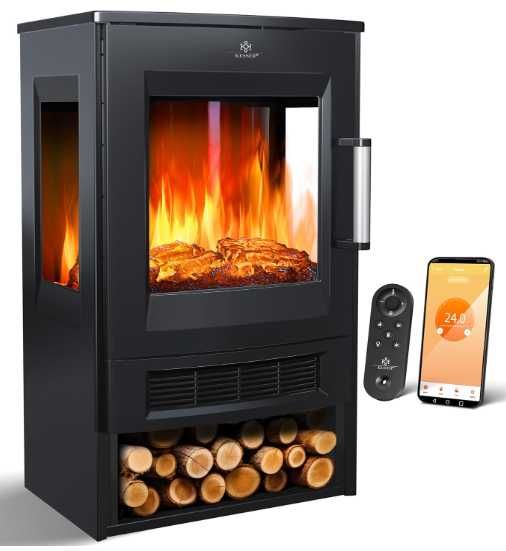 Kominek Elektryczny Stojący   KESSER LED