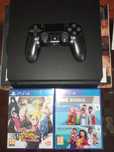 PlayStation 4 Slim + 2 jogos + comando