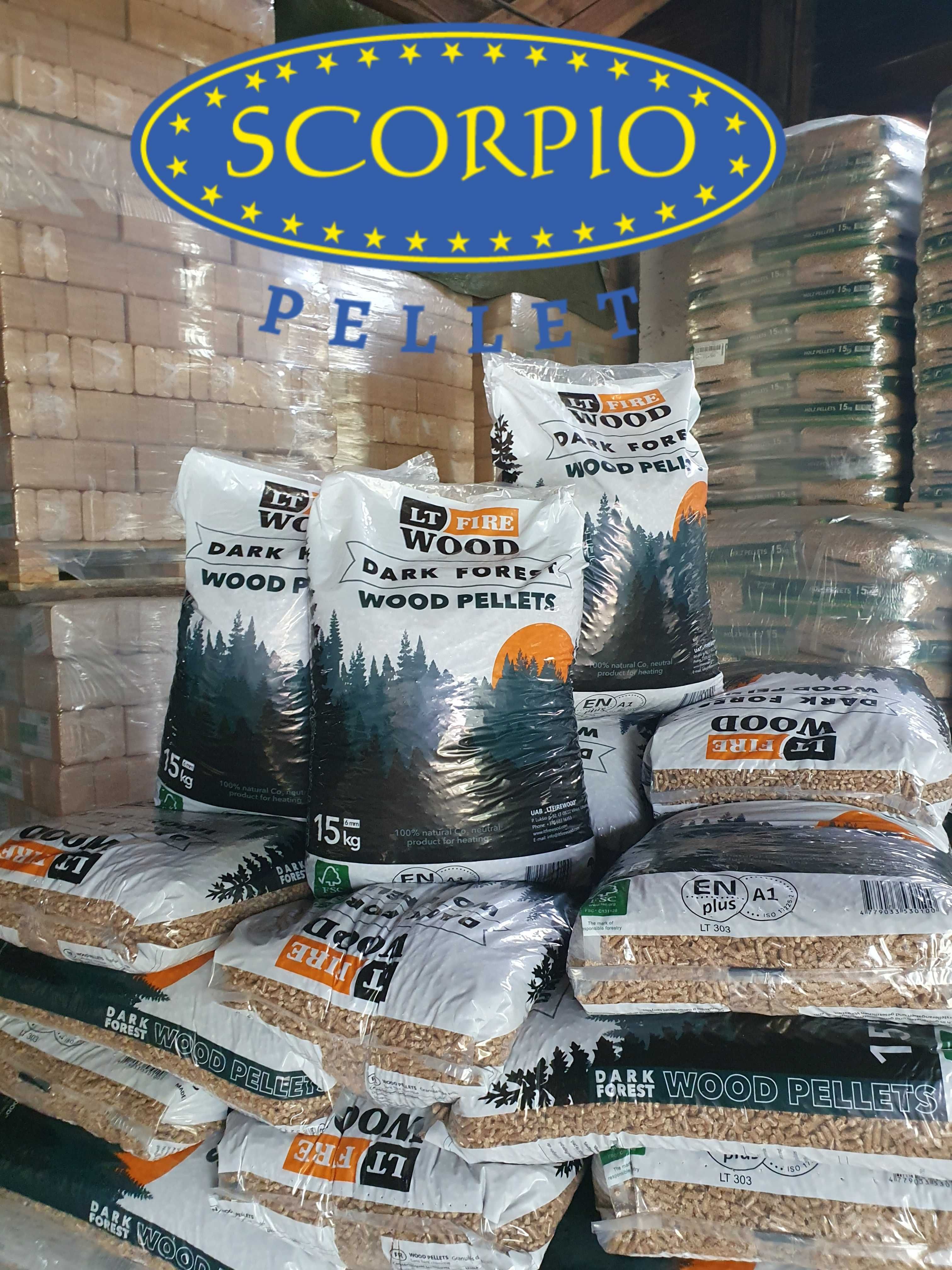 Pellet/Pelet drzewny liściasto-iglasty certyfikowany A1