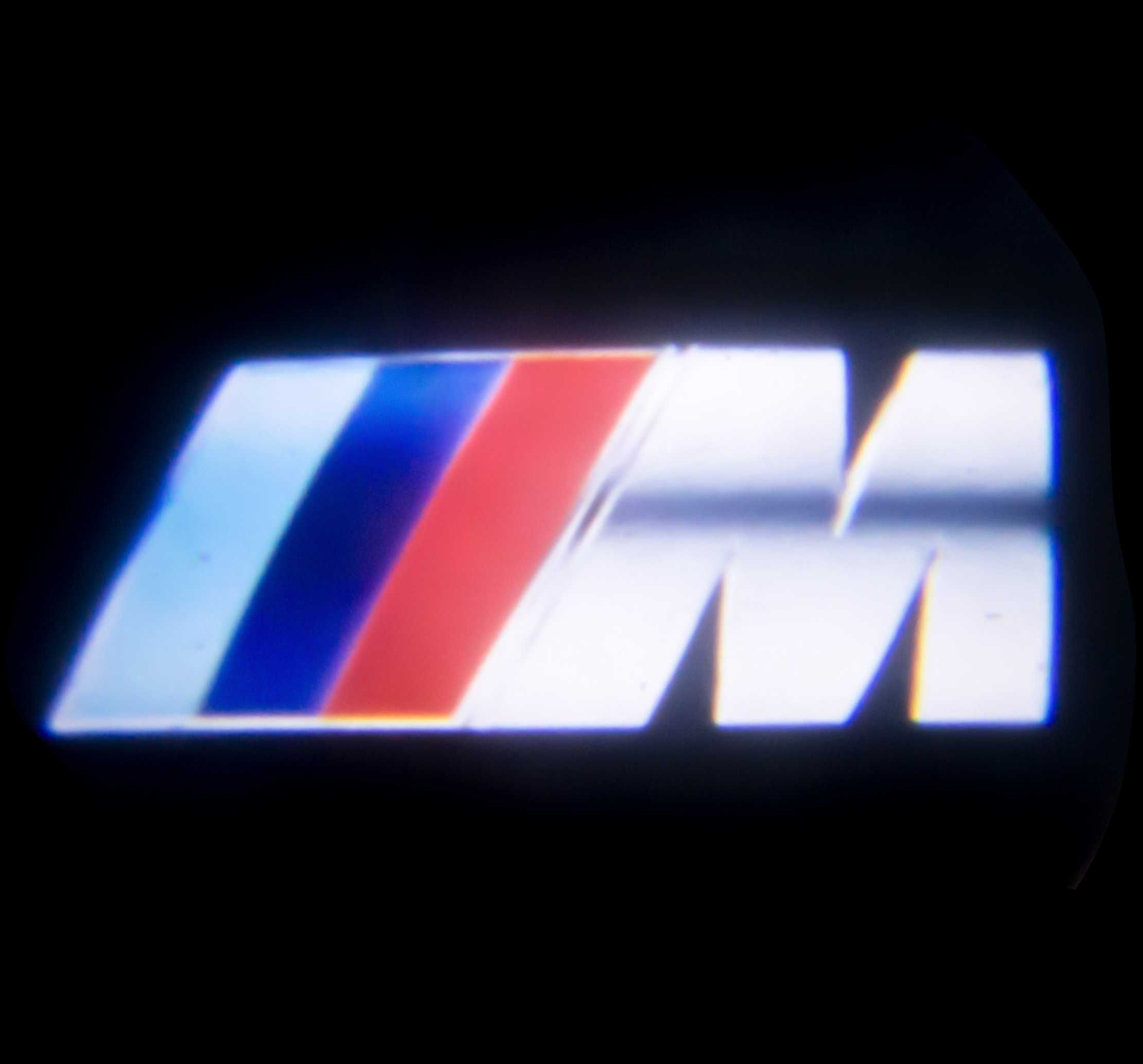 BMW M POWER MPOWER Led Logo Projektor na baterie HD BMW ///M