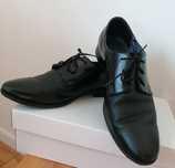 Buty chłopięce, pantofle, skóra 36