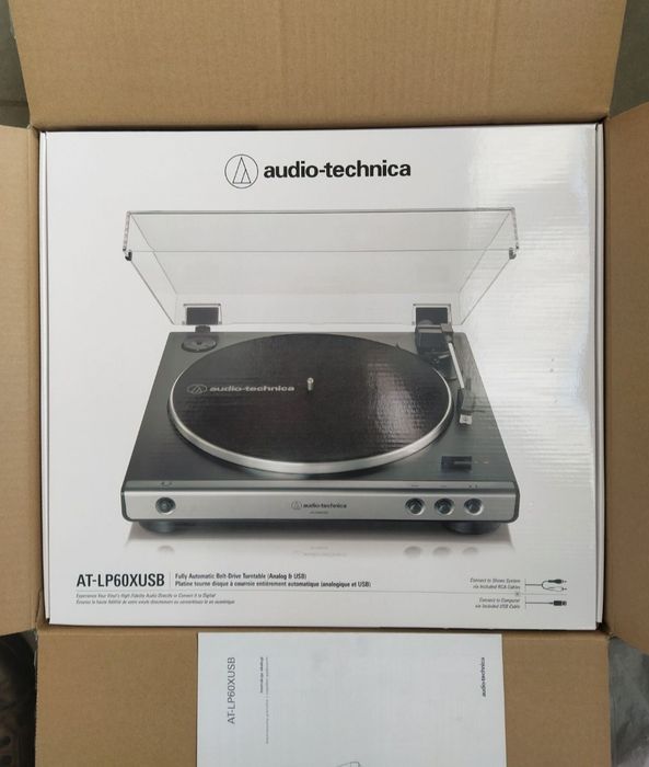 Програвачі вінілові Audio-Technica AT-LP60XUSB/AT-LP60XBT Bluetooth