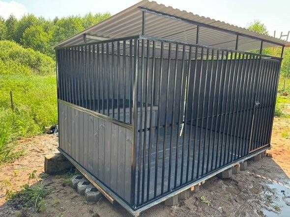Kojec dla psa konstrukcja ze stali _solidny