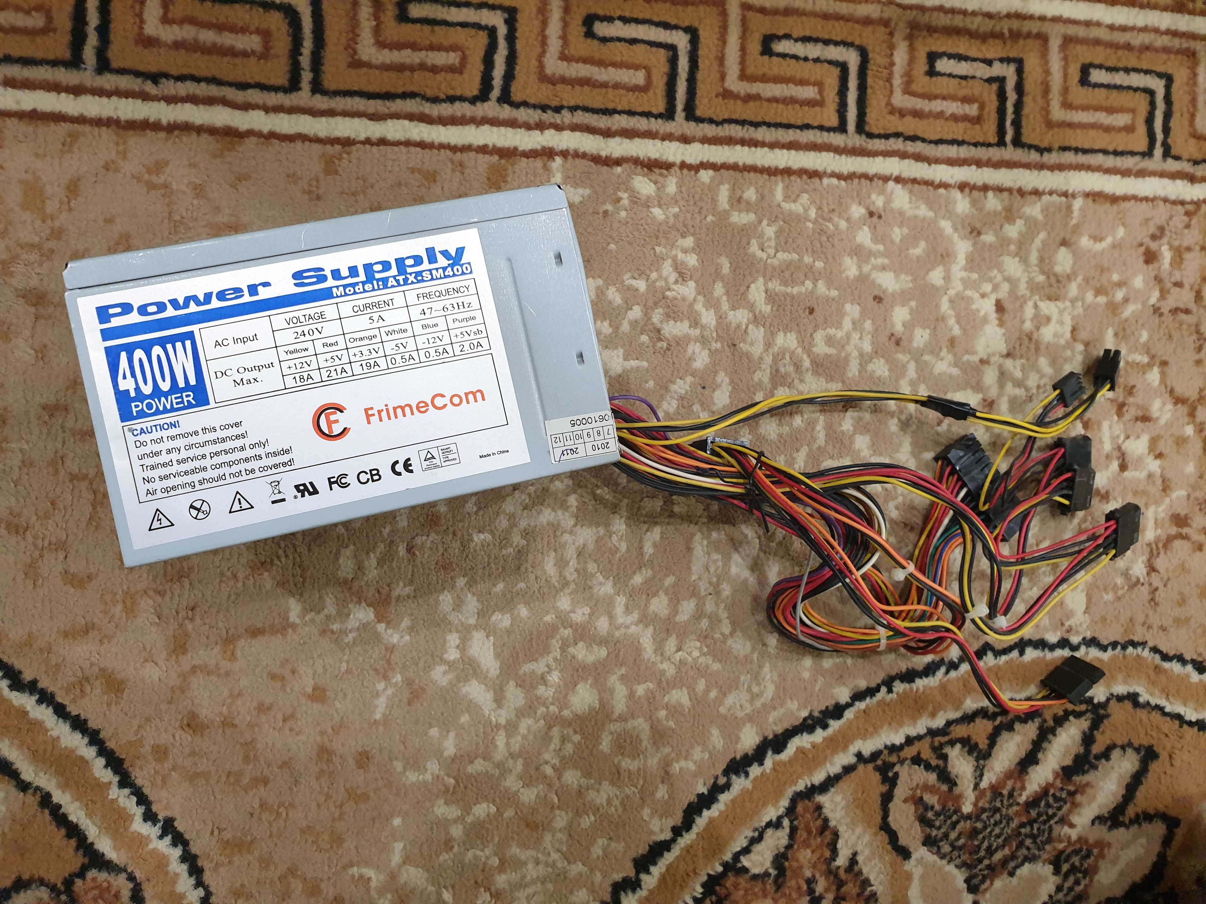 Блоки живлення для комп'ютера 300W ,350W ,400W ,ATX-SM400.Блок питания